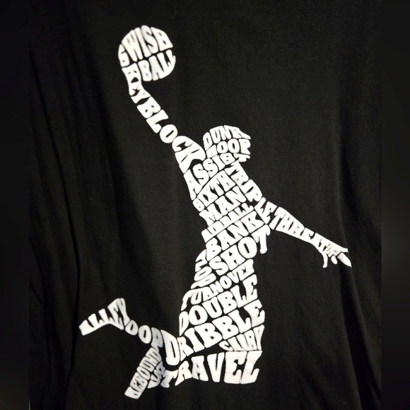Basketball t-shirt Jordan dunking - Picture 1 of 3